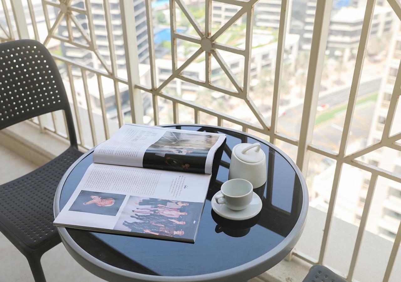 Nasma Luxury Stays - Fancy Apartment With Balcony Near Burj Khalifa Dubai Exterior foto